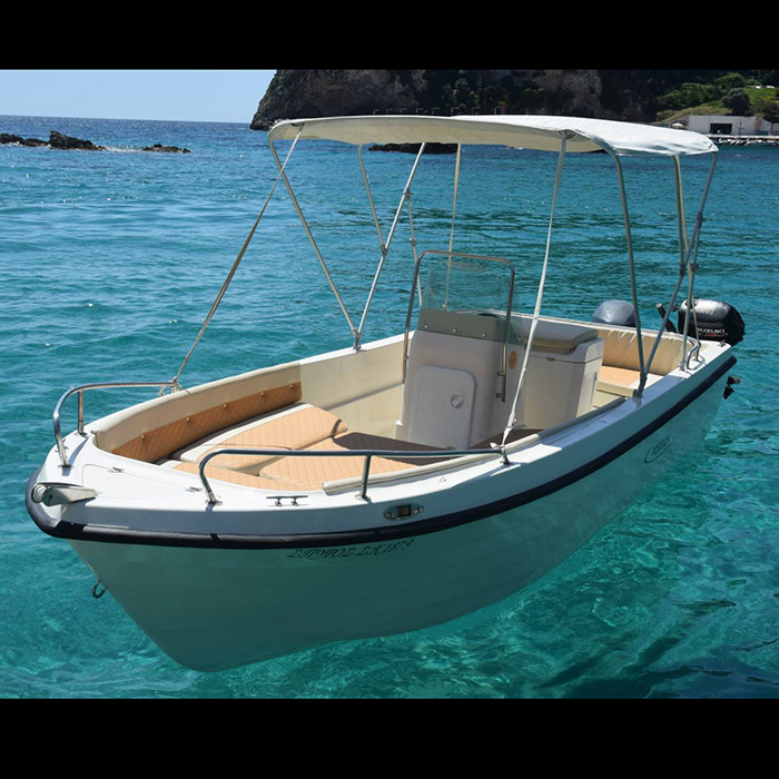 poseidon boat paleokastritsa